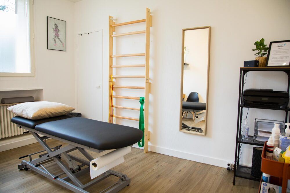 Une salle de soin du cabinet PhysioActiv